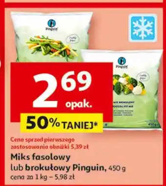 Auchan Fasolka mix Pinguin oferta