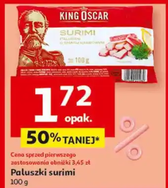 Auchan Paluszki surimi krabowe King Oscar oferta