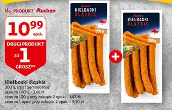 Auchan Kiełbaski śląskie Auchan oferta
