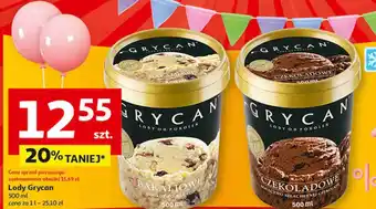Auchan Lody czekoladowe Grycan oferta
