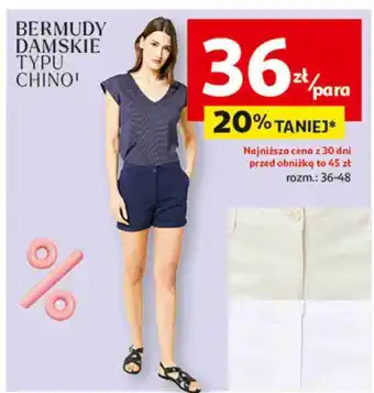 Auchan Bermudy damskie oferta