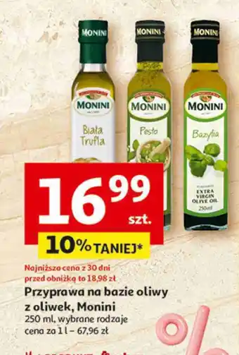 Auchan Oliwa z oliwek bazylia Monini oferta