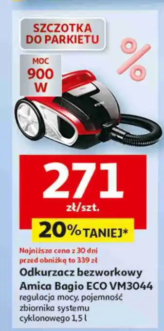 Auchan Odkurzacz bagio vm3044 Amica oferta
