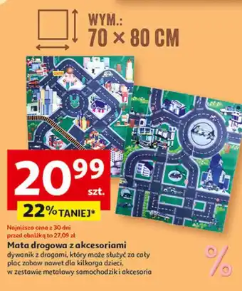 Auchan Mata drogowa z akcesoriami 70 x 80 cm One Two Fun oferta
