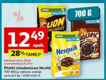 Auchan Płątki śniadaniowe Lion oferta