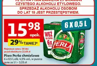 Auchan Piwo Perła Chmielowa oferta