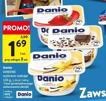 Intermarche Serek waniliowy Danone Danio oferta