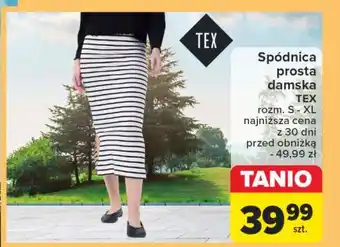 Carrefour Spódnica damska rozm. s-xl Tex oferta