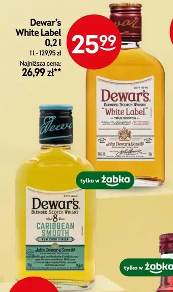 Żabka Dewar's White Label oferta