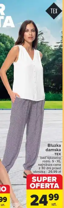 Carrefour Bluzka damska rozm. s-xl Tex oferta