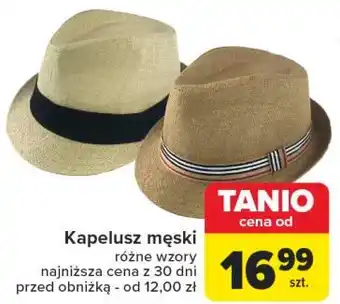 Carrefour Kapelusz męski oferta