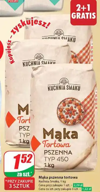 Dino Mąka tortowa pszenna typ 450 Kuchnia Smaku oferta