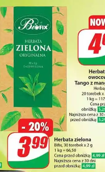 Dino Zielona herbata oryginalna Bifix oferta