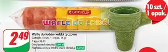 Dino Wafle do lodów tęczowe Gotszlik oferta