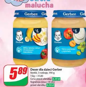 Dino Deserek owocowy krem z jogurtem Gerber oferta