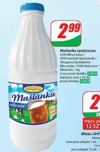 Dino Maślanka naturalna 1.5 % Głubczyce oferta
