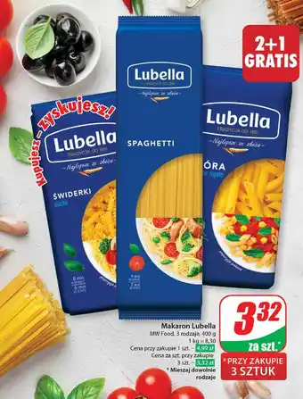 Dino Makaron pióra Lubella oferta