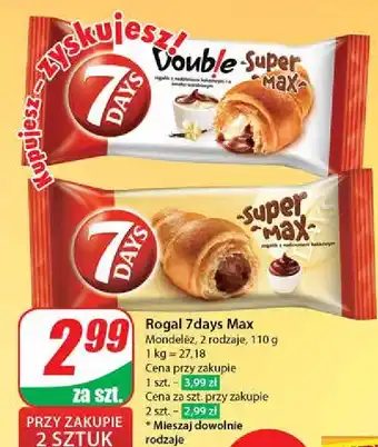 Dino Rogal z nadzieniem kakaowo-waniliowym 7 Days Double Max oferta