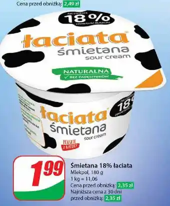 Dino Śmietana 18% Łaciata oferta