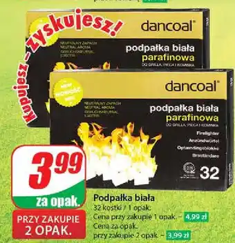 Dino Podpałka do grilla biała Dancoal oferta