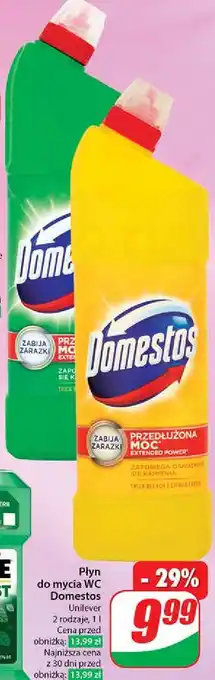 Dino Płyn do wc citrus fresh Domestos oferta