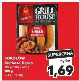 Kaufland Kiełbasa śląska Sokołów Grill House oferta