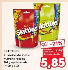 Kaufland Cukierki crazy sours Skittles oferta