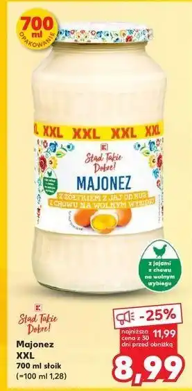 Kaufland Majonez K-Classic Stąd Takie Dobre! oferta