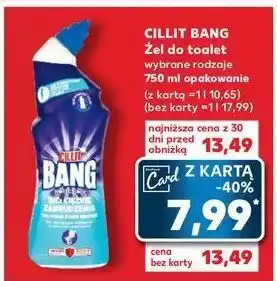 Kaufland Żel do toalet ciężkie zabrudzenia Cillit Bang oferta