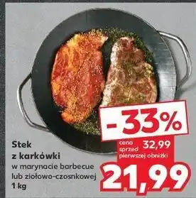 Kaufland Stek z karkówki w marynacie barbecue oferta