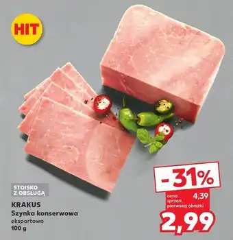 Kaufland Szynka konserwowa eksportowa Krakus Animex oferta