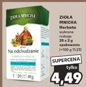 Kaufland Herbatka na odchudzanie Big-Active Zioła Mnicha oferta
