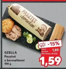 Kaufland Pasztet z borowikami Gzella oferta