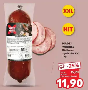 Kaufland Kiełbasa żywiecka Madej & Wróbel oferta