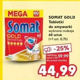 Kaufland Tabletki do zmywarek Somat Gold oferta