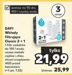 Kaufland Wkład filtrujący unimax Dafi oferta