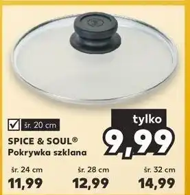 Kaufland Pokrywka szklana 20 cm Spice&Soul oferta