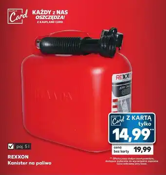 Kaufland Kanister 5 l Rexxon oferta