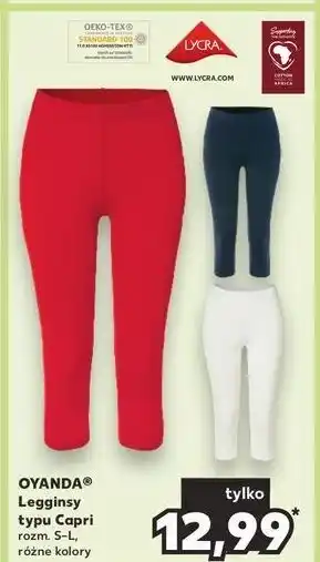 Kaufland Legginsy damskie rozm. s-l Oyanda oferta