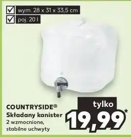 Kaufland Karnister na wodę 20 l z kranem Countryside oferta