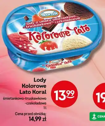 Żabka Lody Kolorowe Lato Koral oferta