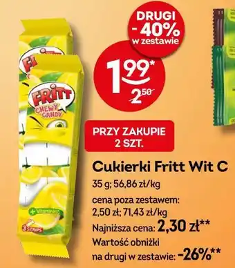 Żabka Cukierki Fritt Wit C oferta