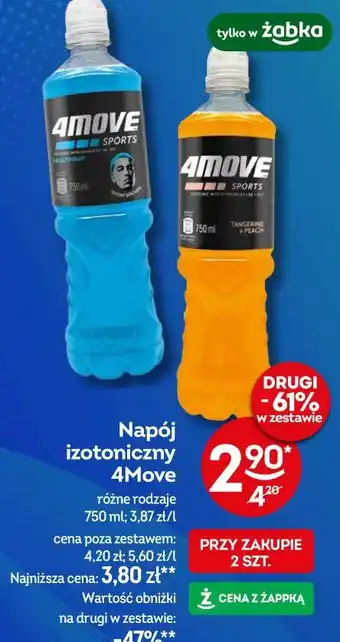 Żabka Napój izotoniczny 4Move oferta