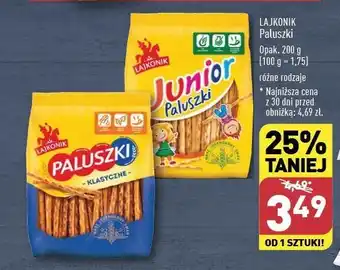 ALDI Paluszki słone Lajkonik oferta