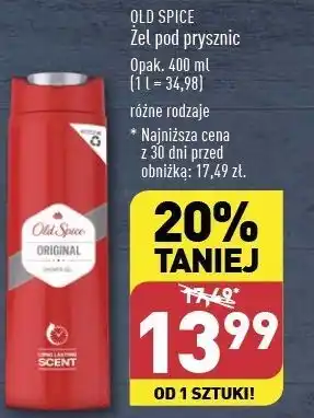 ALDI Zel pod prysznic Old Spice Original oferta