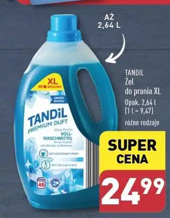 ALDI Żel do prania Tandil oferta