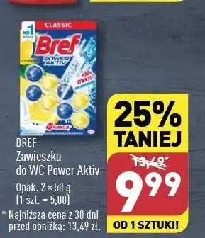 ALDI Kostka do wc 4 function lemon Bref Power Aktiv oferta