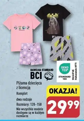 ALDI Piżama dziecięca batman rozm. 128-158 cm oferta