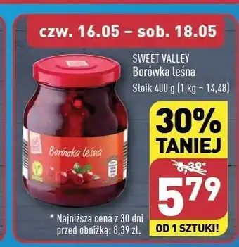 ALDI Borówka leśna Sweet Valley oferta