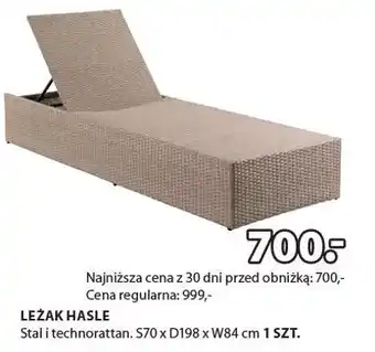 JYSK Leżak Hasle oferta